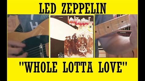Led Zeppelin Whole Lotta Love Guitar Tutorial Lesson Youtube