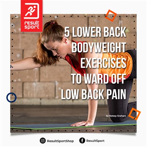 5 Exercises To Ward Off Low Back Pain Resultsport