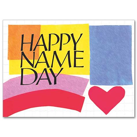 Happy Name Day Feast Day Card