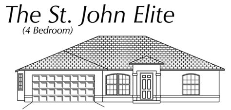 St John Elite Floor Plan © Atkinson Construction Inc Citrus Marion