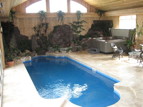 Smart Small Indoor Swimming Pool With Gorgeous Landscape And Amazing