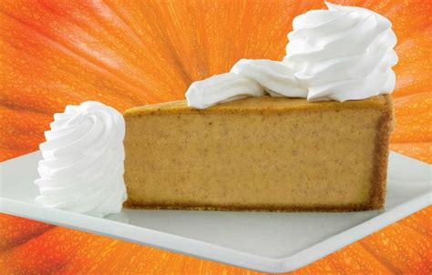 the cheesecake factory welcomes back pumpkin cheesecake and pumpkin pecan cheesecake for fall