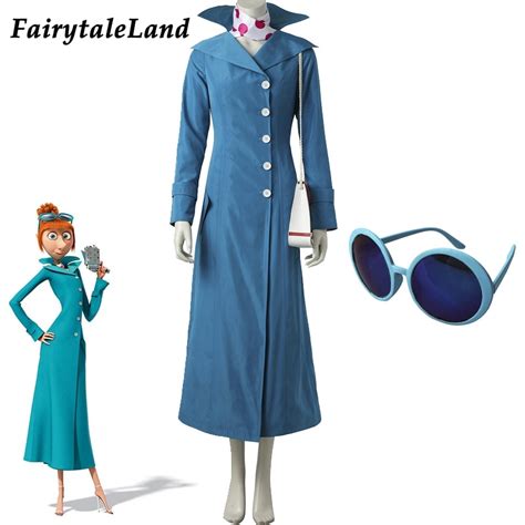 Newest Movie Despicable Me3 Lucy Cosplay Costume Halloween Costumes For