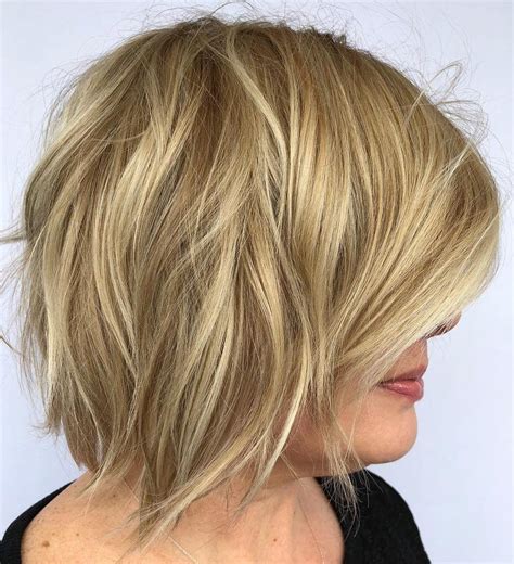 short layered haircuts for women over 50
