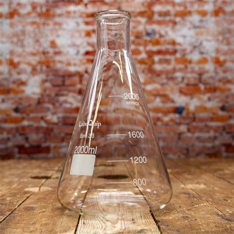 Erlenmeyer Conical Glass Flask 2000ml Borosilicate