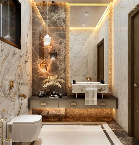 Guest Bathroom Design In Kuwait City On Behance Guest Bathroom Design