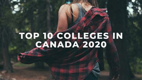 What Are The Top Colleges In Canada Study In Canada Canada
