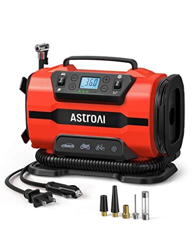 Astroai Tire Inflator Portable Air Compressor For Car Tire Pump 150psi