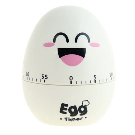 Jeobest 1pc Kitchen Timer Egg Style Cute Cartoon Kitchen Timer