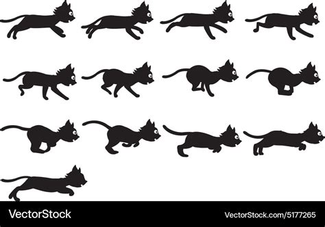 Cat Running Animation Frames Cats Blog
