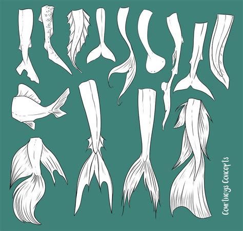 F2u Mermaid Tail Reference By Courtneysconcepts On Deviantart