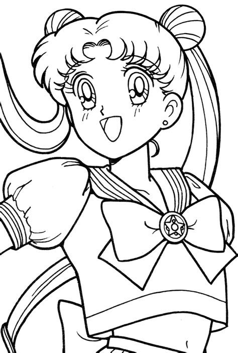 Sailor Moon Coloring Book Xeelha Libro De Colores Marinero
