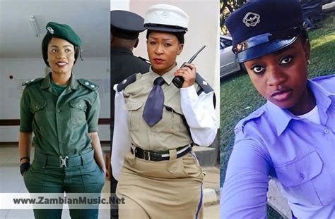 Photos Of The Most Beautiful Police Officers In The Zambia Police