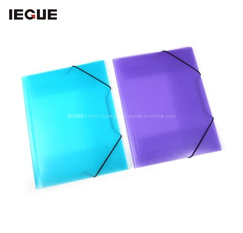 Custom Decorative A4 Size Pp Plastic Clear File Folder China A4