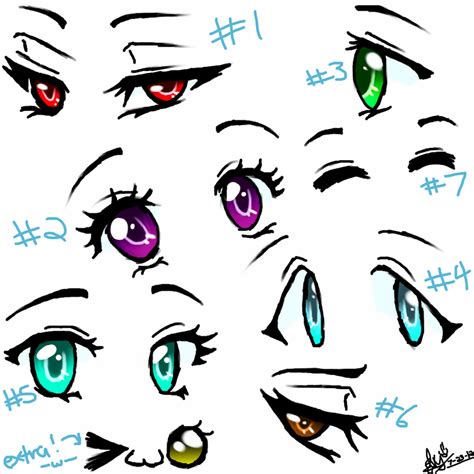 Have Some Anime Eyes D By Bluiceyy On Deviantart