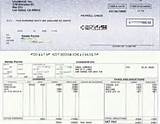 Pictures of Sample Payroll Check Stub