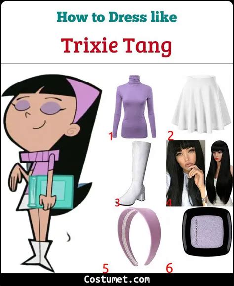 Trixie Tang The Fairly Oddparents Costume For Cosplay And Halloween
