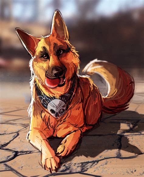 Pin By Max Mcconnell On º Art And Animation º Dogmeat Fallout