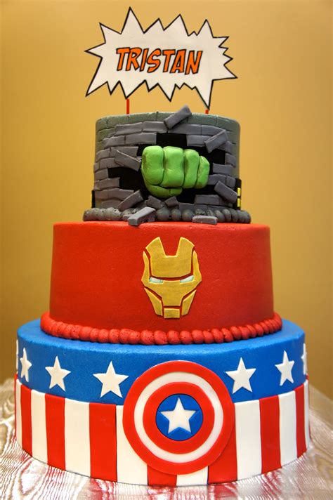 Superhero Cake By Fresh And Avengers On