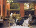Lawrence Alma-Tadema - Venantius Fortunatus Reading his Poems to ...