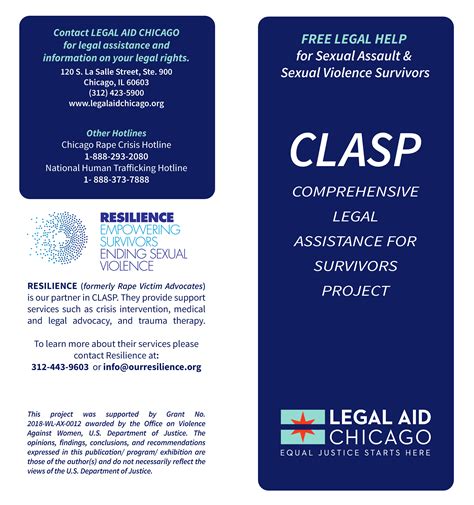 Clasp Free Legal Help For Sexual Violence Survivors Resilience