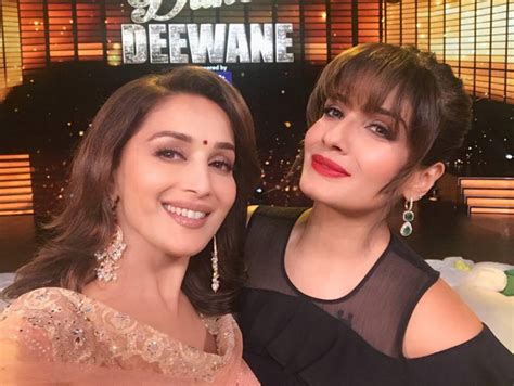 Madhuri dixit is an indian actress known for her work in hindi films. Madhuri Dixit caught up with fellow 90s superstar Raveena ...