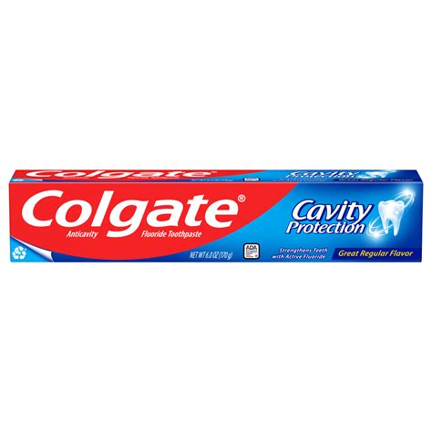 Colgate Cavity Protection Regular Fluoride Toothpaste White 6 Oz