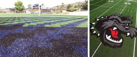 The High School With Americas Most Intricate End Zone Design Design