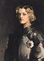 Portrait of Pauline Chase as Joan of Arc by Sir John Lavery | Joan of ...