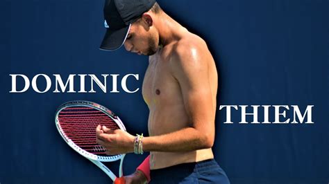 Dominic Thiem Shirtless Court Level Practice 🎾 Forehand And Backhand