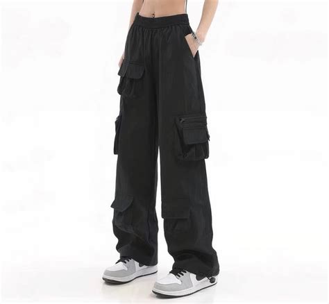 Trendy Loose Fit Cargo Pants For Street Style