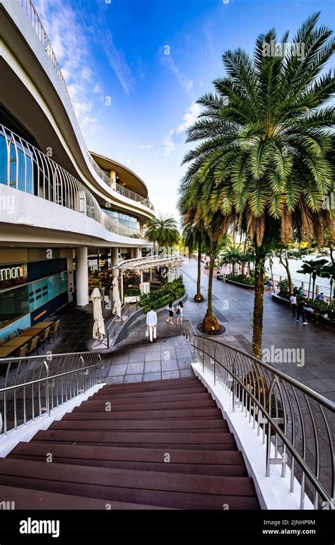 Vivo City Shopping Mall Near Sentosa Island Singapore Stock Photo Alamy