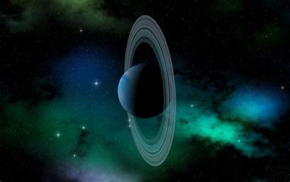 Uranus Planet Solar System Rings Space Artwork