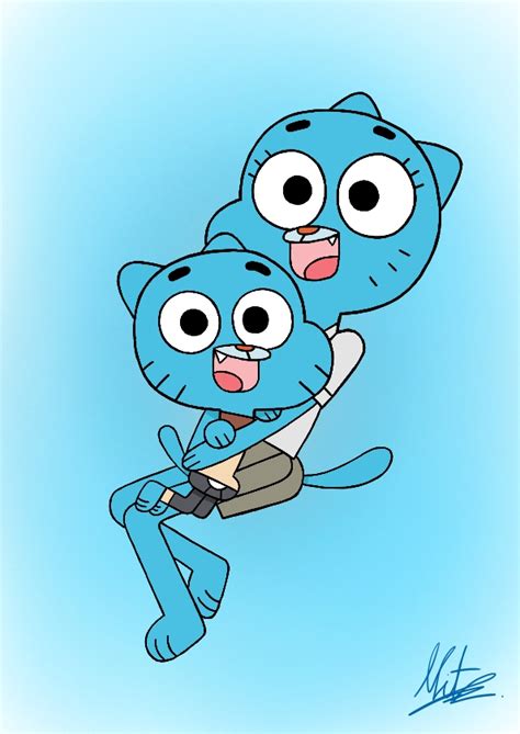 Nicole And Gumball By Radiumiven On Deviantart