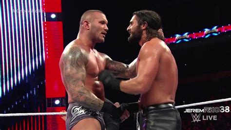 Randy Orton Rko On Seth Rollins 2 Raw November 3 2014 Youtube