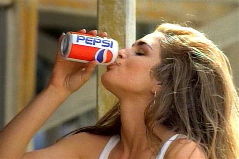 Iconic Ads Pepsi Cindy Crawford And The Diet Coke And Diet Pepsi