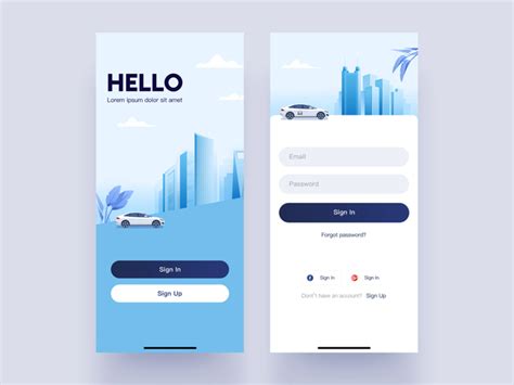 9 Of The Best Login Screen Examples From Around The Web