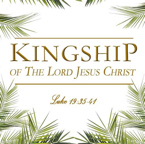 Kingship Of The Lord Jesus Christ United Faith Church