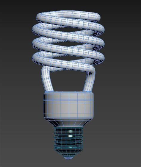 Cfl Bulb 3d Model Game Ready Cgtrader
