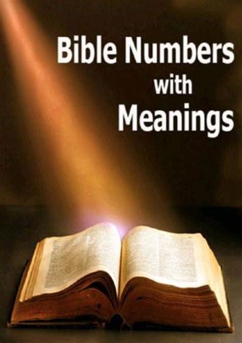 God speaks to us through the prophets and apostles who wrote the books of the bible. Bible Numbers with Meanings #numerology | Bible study ...