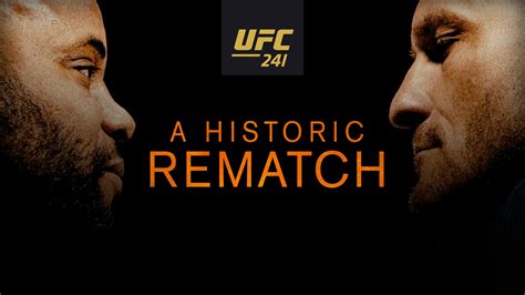 All mixed martial arts action from weight classes like a bantamweight, featherweight, lightweight, middleweight, and light heavyweight card. UFC 241 How to Watch Online and Live Stream; Time and Date