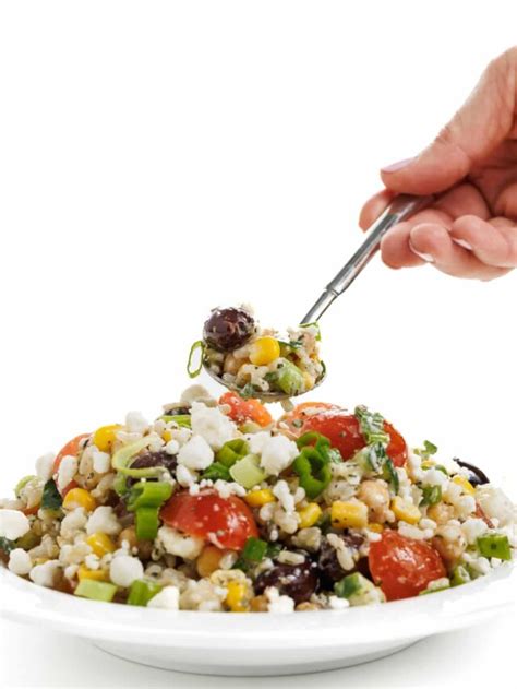 Greek Brown Rice Salad The Lemon Bowl