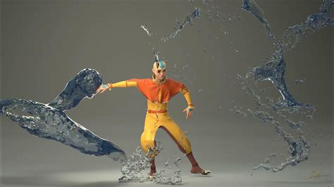 Avatar Aang Waterbending Korra Style Youtube