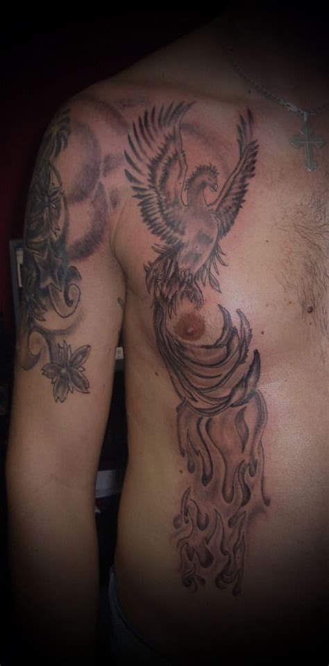 Phoenix Chest Tattoo Design Best Tattoo Ideas