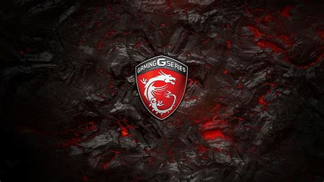 Msi Gaming G Series Logo Lava Background 4k Wallpaper