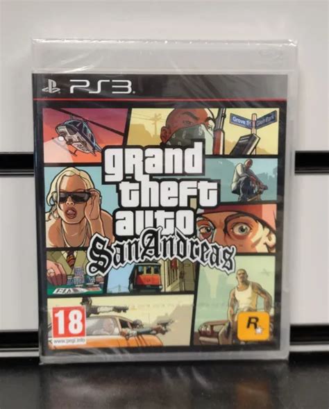 Grand Theft Auto San Andreas Sony Ps3 Playstation 3 Game New