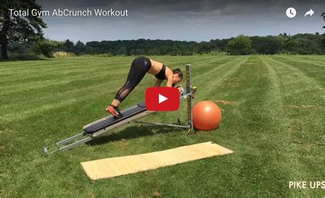 The Total Gym Abcrunch Workout Total Gym Pulse