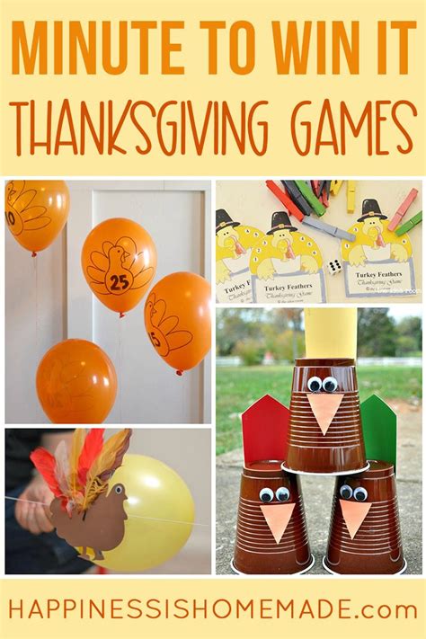 Thanksgiving Minute To Win It Games Minute To Win It Games Thanksgiving Games Thanksgiving