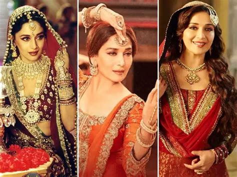 As Madhuri Dixit Nene Turns A Year Older We Revisit Her Biggest Fashion Moments In Movies