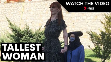 world s tallest woman the life of rumeysa gelgi 7news
